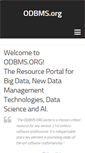 Mobile Screenshot of odbms.org